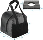 Cosmos Single Bowling Ball Tote Bag Storage Handbag With Large  Black 