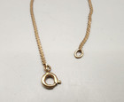 Vintage 14k Gold Filled Serpentine Chain Anklet Bracelet 8 5  S-link 1 20 14k Gf