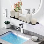 Bathroom Accessory Set  6pcs Beige Accessories - Soap Dish  