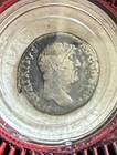 Ancient Roman Silver Coin- Displayed In Colosseum- Rare