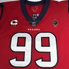  99 Jj Watt Houston Texans Team-issued Red Jersey  Size 52  Year 2020  c  Patch