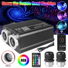 500-1300pc Car Home Headliner Twinkle Meteor Shooting Star Light Fiber Optic Kit