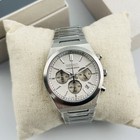 Seiko Essentials Ssb451 White Dial Stainless Steel Men s Quartz Watch New box