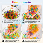 16000 Pieces Clear Water Gel Jelly Beads  Vase Filler Beads  Non Toxic Water Bea