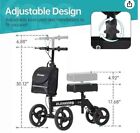 Elenker Steerable Knee Walker Deluxe Medical Scooter  Yf9002d Black