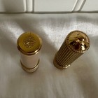 Revlon Vintage Lipstick Cases Set Of 2 Gold Rose Gold Mcm Collectible Good Retro