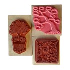 Rubber Stamps 3pc Tree Nature Moon Celestial Stamp Lot New