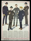 1918 Simpson Company Catalog Mens Overcoats Tweed Suits Print Advertising 455a