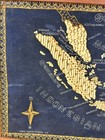 Vintage Batik Map Of Indonesia 1973 Pare Anom Yogyakarta Framed Textile 43 5x21 