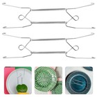 4 Pcs Invisible Spring Hook Plate Hanging Hooks Hangers For The Wall Picture