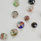 Mixed Lot 44 Vintage Antique Glass Paperweight Buttons