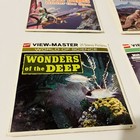 Vintage Gaf View-master Reels Lot X4 Complete Sets Prehistoric Dinosaurs Ocean