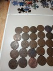 Canada Coin Lot - 1920-1936 - 45 Pcs King George V Small Cents