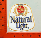 Natural Light Beer Patch     Vintage Brewery Logo Embroidered Iron-on Sew-on Retro