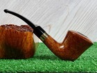 New Bo Hand Made 2071 Bent Dublin  9mm  Estate Pipe   Very Near Mint 