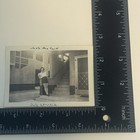 Vintage Snapshot Photo Sexy Woman Pointing At Her Breasts