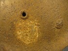 Orginal German Ww2 M-35 Ss Relic Helmet Shell