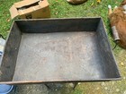 Antique Vintage Large Wood Stove Ash Pan 24x17x6 Roughly Metal Handles