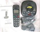 Clearsounds A700 Amplified Cordless Black Phone Answering Machine New Open Box