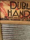 Vtg Columbus Washboard Co  Dubl Handi-18    Wood And Metal