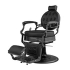 Vintage Heavy Duty Hydraulic Barber Chair Recline Beauty Salon Chair Tufted Back