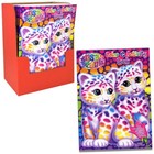 Lisa Frank Fun Coloring And Activity Book  Cute Cats Art Cover 64-pages Draw   