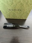 3 New Gucci Shoehorns 100  Authentic Gucci- Brown White Letters Hard Plastic 7 