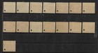 Panama 1930-41 Lot Of 15 Airmail Abnco Specimen Punch Lot Scott C6a-c9 Mnh