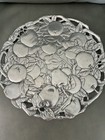 Arthur Court 12    Aluminum Apple Tray Platter 1991 Open Edge