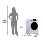 Equator All-in-one Washer Dryer Ventless vented Pet Cycle 1 62cf 15lbs 110v