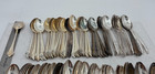 Lot Of 100 Assorted Vintage Silverplate Oval Soup Dessert Spoons - Lot 123