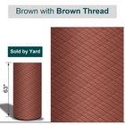 63  Wide Quilted Faux Leather Vinyl Fabric Foam Backed Auto Headliner Upholstery