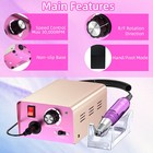 Electric Nail File 30 000rpm Professional Efile Machine Nail Drills Manicure Kit