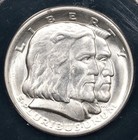 1936 Long Island Tercentenary Half Dollar 50c - Anacs Graded Ms62