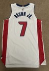 Troy Brown Jr   2023-2024 Game Issued Detroit Pistons Jersey - Fanatics Loa