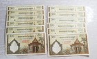 500 Riels 1956-1972 Cambodia Vf  12 Note Lot