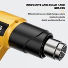 Mini Heat Gun 110v Hot Air Tool Lcd Temp Control W  4 Nozzles Shrink Wrap