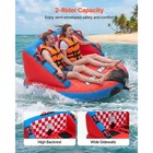 Uimoso Towable Tubes For 2 Riders - Inflatable Water Sports And Boating Fun