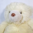 Vintage Teddy Bear Plush Stuffed Animal Mary Meyer White Blonde Long Hair Kids