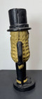 Vintage Cast Iron Planters Mr Peanut  8 Inch Coin Bank Decor