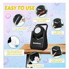 Bubble Machine Automatic Bubbles Blower For Kids Toddlers 360   Leak-proof New