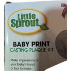 Little Sprout Baby Handprint footprint Print Casting Plaque Kit Nib
