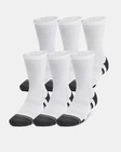 Under Armour Adult Performance Tech Crew Socks  6 Pairs