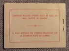 Canada 1967 Qeii 25c Red Centennial Issue Partial Booklet Bk54
