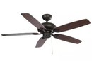 Hampton Bay Rockport 52 In  Indoor Led Bronze Ceiling Fan With Light Kit