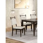Dining Room Set Dark Walnut Wooden Dining Table W chairs Modern Kitchen Dining