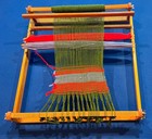 Vintage Wooden Weaving Loom -made In England -table Top Wood