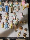 Vintage 1993 Fisher-price Loving Family Dream Dollhouse Lot Dolls Furniture 