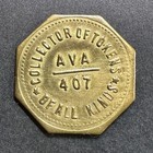 J h  Roy Montreal Quebec Christophe Colomb Brass Token Ava 407 Octagonal Canada