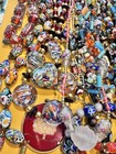 Big Lot 27 Vintage To Modern Glass Murano Beads Lamp Work Bracelet Necklaces